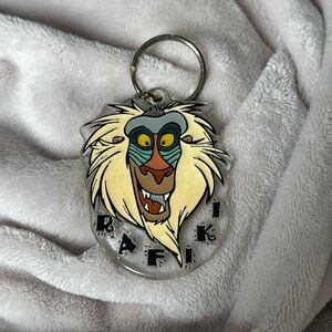 Vintage Official Keychain For Movie Release Disney The Lion King Rafiki